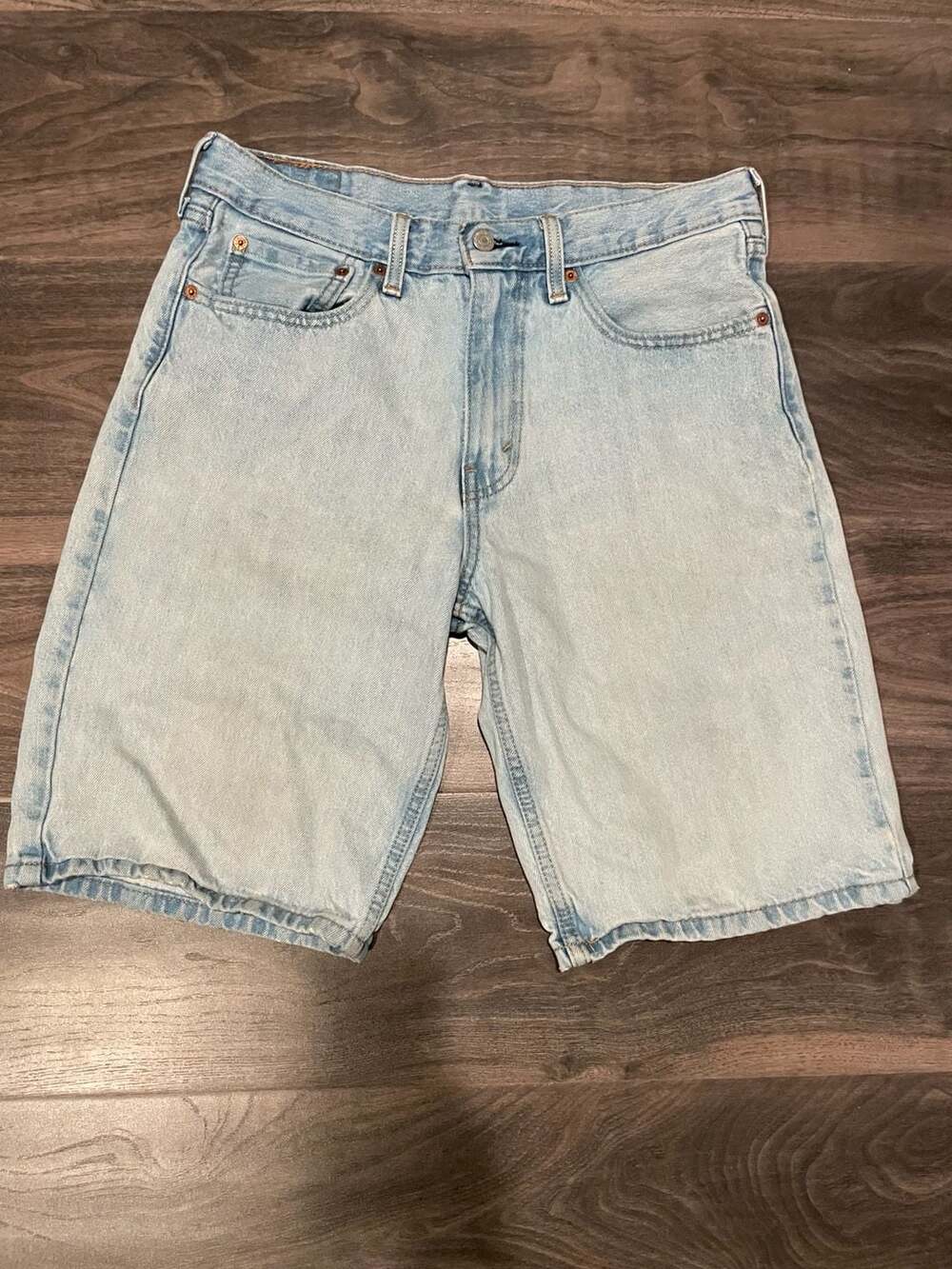 Levi's 469 Denim Shorts Light Wash Men's Size 31